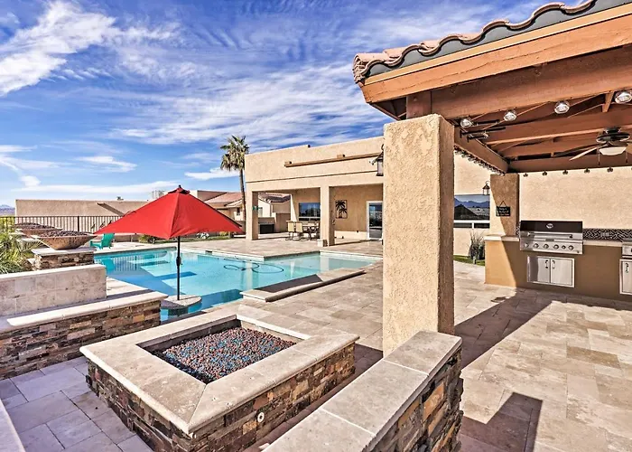 Luxury Az Retreat With Views Of Lake Havasu!