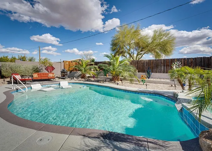 Lake Havasu City Home Pool, Spa And Mountain Views