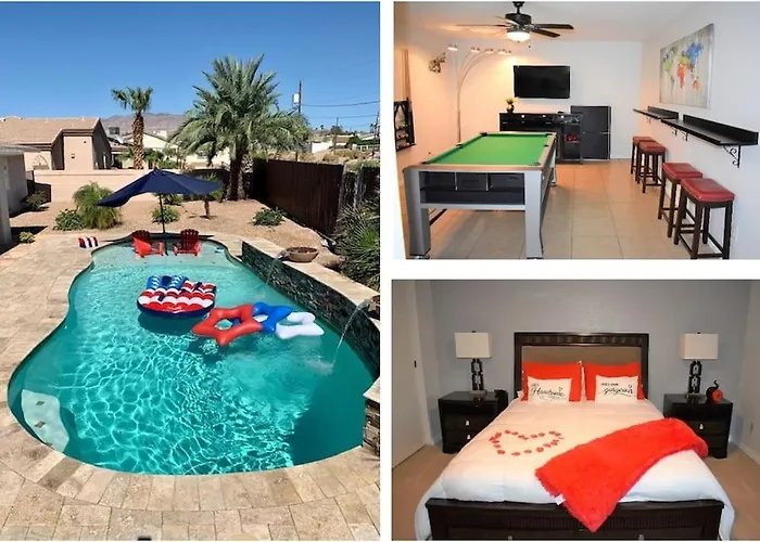 Lake Havasu Private 3 Bedroom Pool Home With Game Room