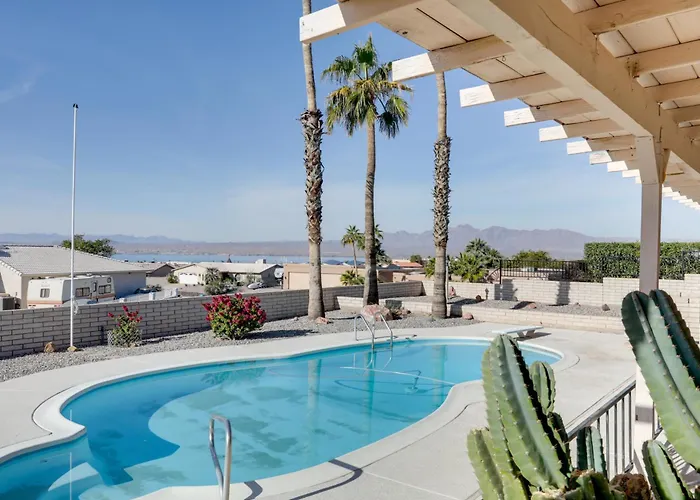 Private Oasis With Pool And Views, 2 Mi To Lake Havasu