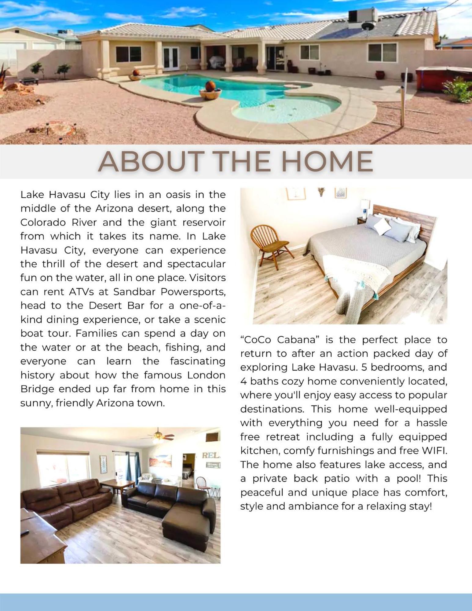 Private View On The Side Of 95! Sleeps 16 Lake Havasu City